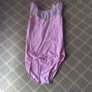 Wear Moi pink leotard